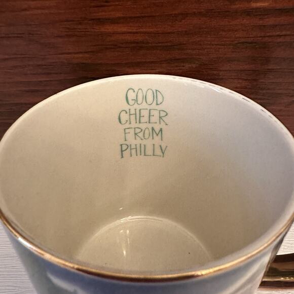 Anthropologie Good Cheer From Philly Mug 2024 Philadelphia Christmas Holiday - Picture 3 of 6
